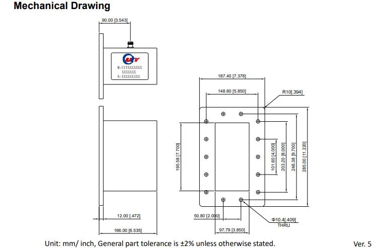 WR770 UIY RF Waveguide to Coaxial adapter with low insertion loss 0.12dB