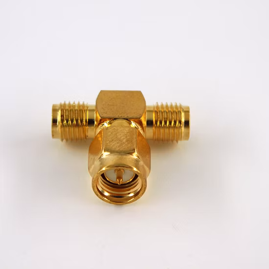 電気防水 RF 同軸 SMA メスジャック - メス - メス T 字型コネクタ アダプタ